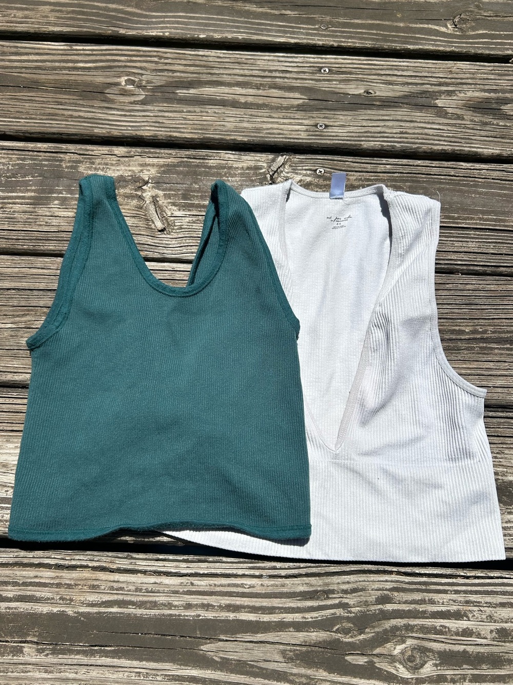 Two Out Front Under Urban Outfitters Crop Tanks - M